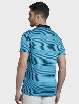 blue striped polo t-shirt - 17670194 - Standard Image - 3
