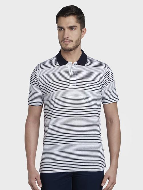 white striped polo t-shirt - 17670196 - Very Small Image - 1