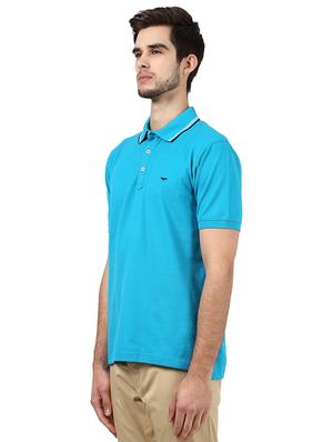 green solid polo t-shirt - 17670207 - Standard Image - 2