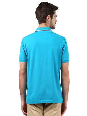 green solid polo t-shirt - 17670207 - Standard Image - 3
