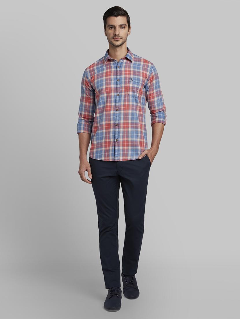 pink checkered casual shirt - 17670226 - Zoom Image - 5