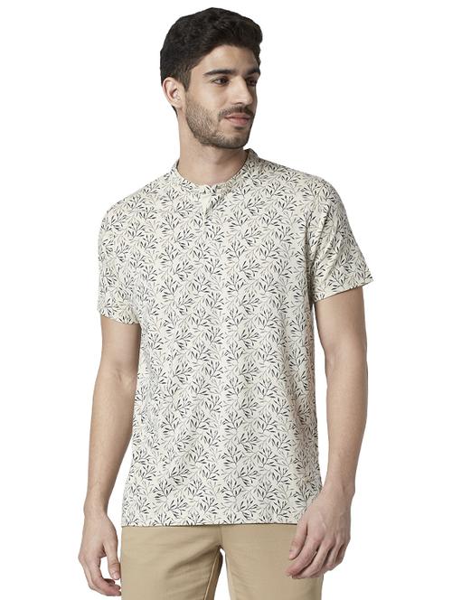 yellow printed t-shirt - 17670234 - Standard Image - 1