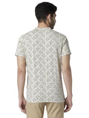 yellow printed t-shirt - 17670234 - Standard Image - 3