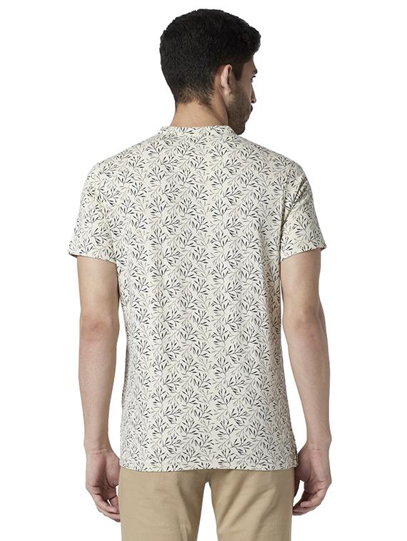 yellow printed t-shirt - 17670234 - Zoom Image - 3