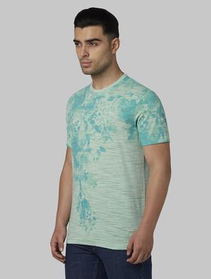 green printed t-shirt - 17670235 - Standard Image - 2