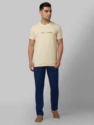 yellow printed t-shirt - 17670237 - Standard Image - 4