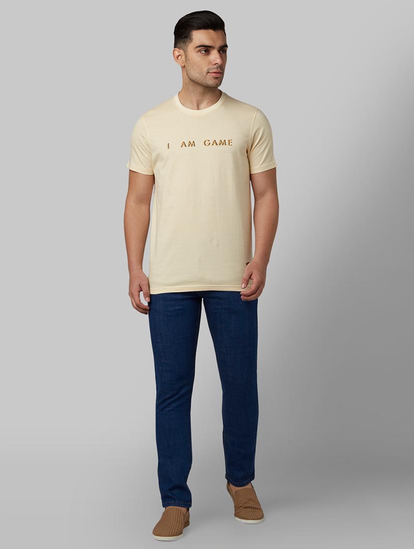 yellow printed t-shirt - 17670237 - Zoom Image - 4