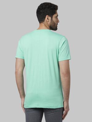 green printed t-shirt - 17670240 - Standard Image - 3