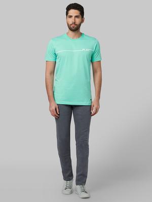 green printed t-shirt - 17670240 - Standard Image - 4
