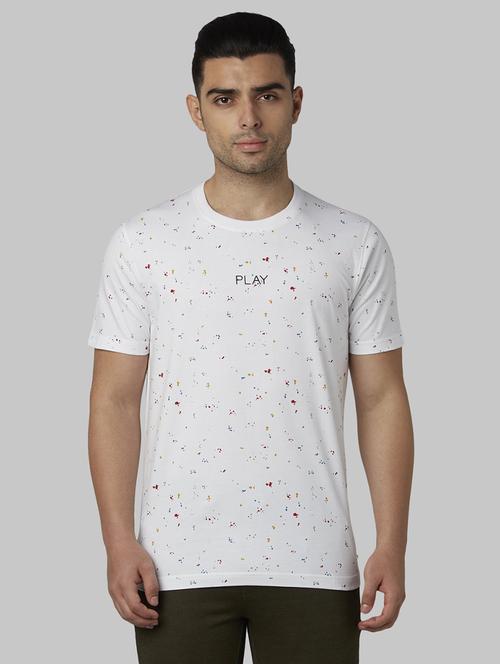 white printed t-shirt - 17670242 - Very Small Image - 1