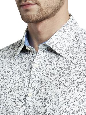 white printed casual shirt - 17670292 - Standard Image - 6