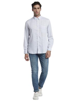 white printed casual shirt - 17670305 - Standard Image - 5
