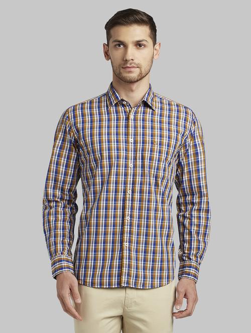 multi colored checkered casual shirt - 17670323 - Standard Image - 1
