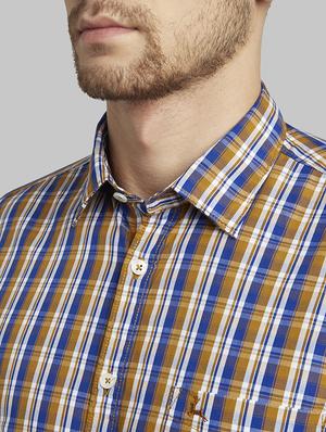 multi colored checkered casual shirt - 17670323 - Standard Image - 6