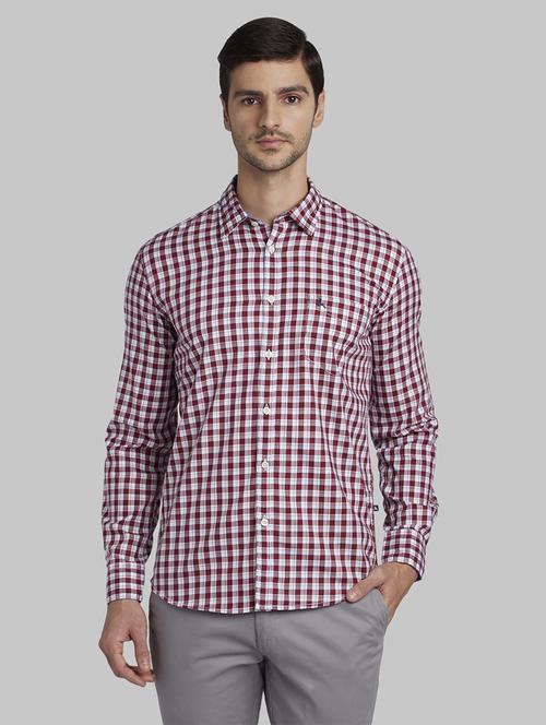 red checkered casual shirt - 17670332 - Standard Image - 1