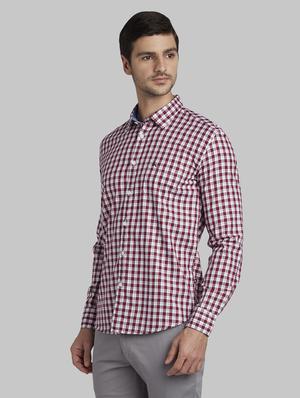red checkered casual shirt - 17670332 - Standard Image - 2