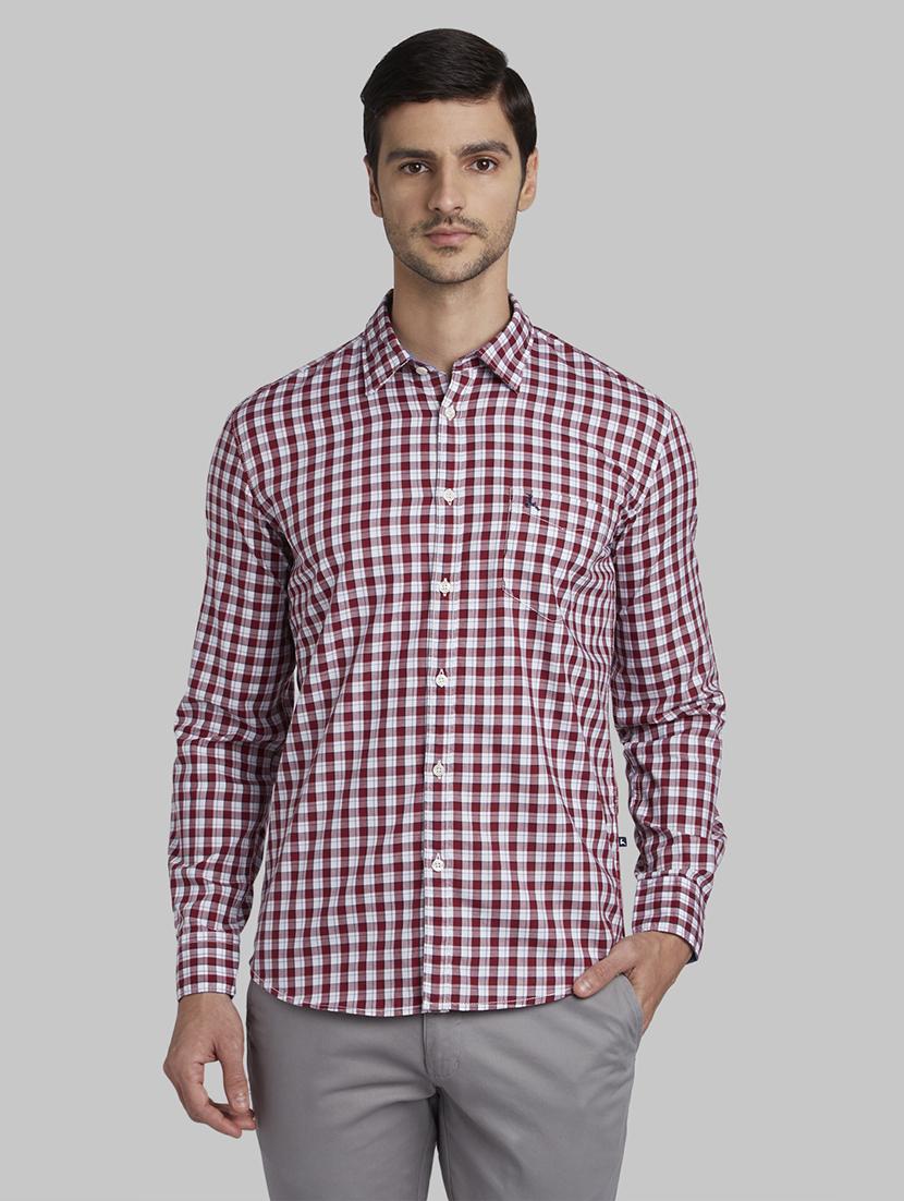 red checkered casual shirt - 17670332 - Zoom Image - 1