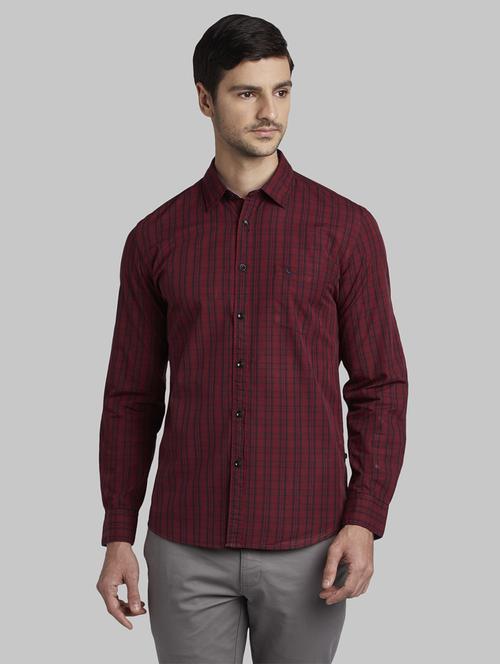 red checkered casual shirt - 17670340 - Standard Image - 1