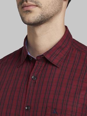 red checkered casual shirt - 17670340 - Standard Image - 6