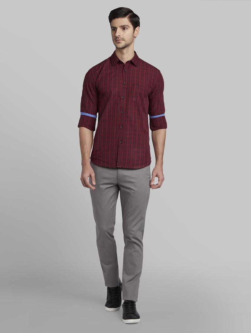 red checkered casual shirt - 17670340 - Zoom Image - 5
