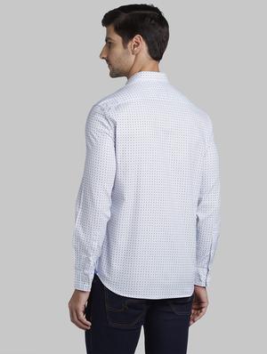 white printed casual shirt - 17670355 - Standard Image - 4