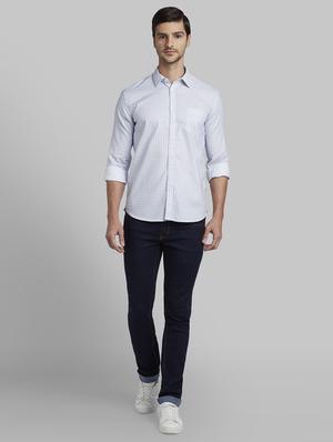 white printed casual shirt - 17670355 - Standard Image - 5
