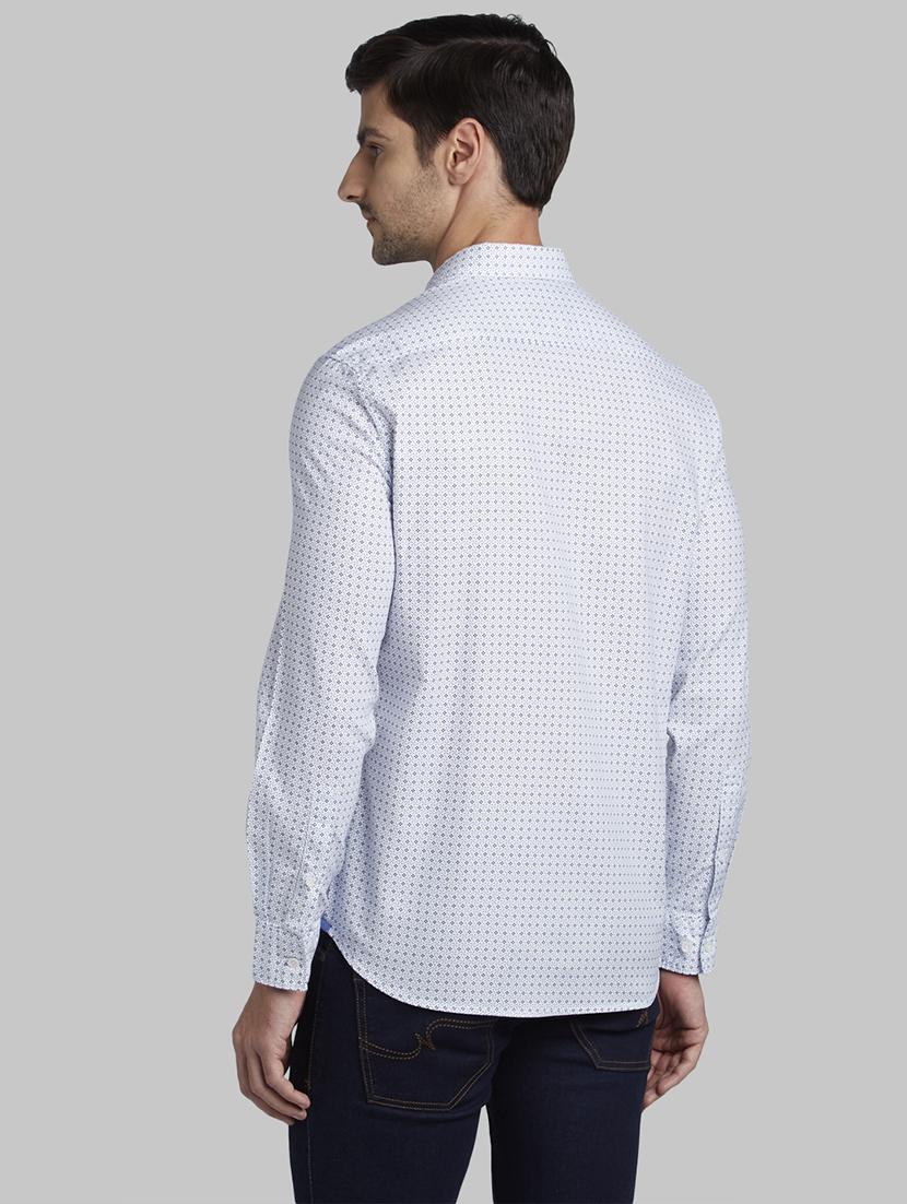 white printed casual shirt - 17670355 - Zoom Image - 4