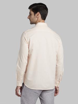 orange solid casual shirt - 17670360 - Standard Image - 4