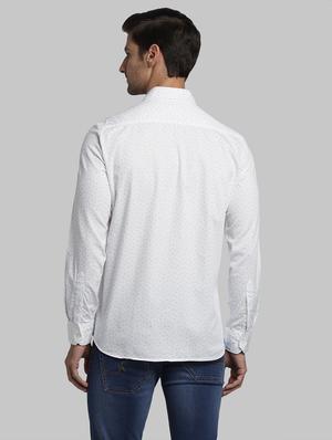 white printed casual shirt - 17670371 - Standard Image - 4