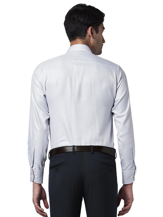 purple self design formal shirt - 17670441 - Zoom Image - 3
