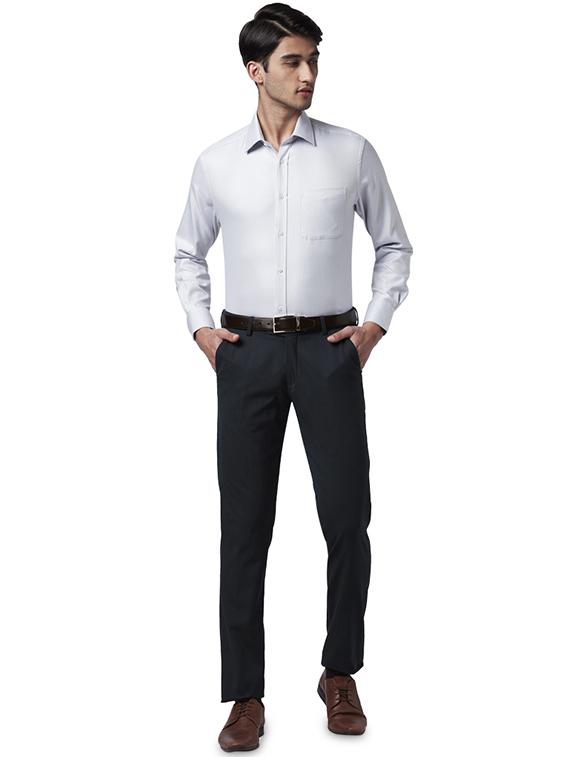 purple self design formal shirt - 17670441 - Zoom Image - 4