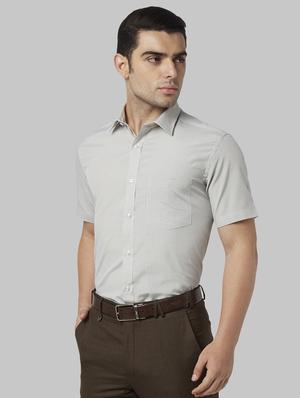 yellow checkered formal shirt - 17670443 - Standard Image - 2