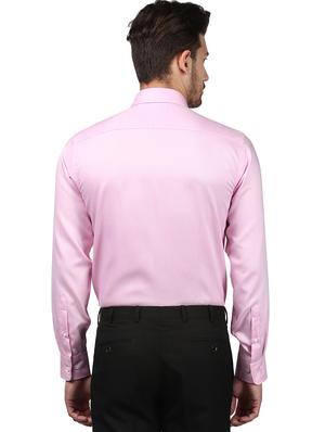pink self design formal shirt - 17670449 - Standard Image - 3