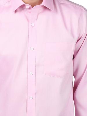 pink self design formal shirt - 17670449 - Standard Image - 5