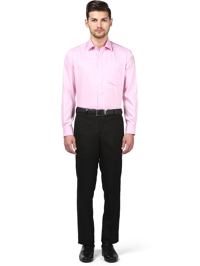 pink self design formal shirt - 17670449 - Zoom Image - 4