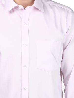 pink self design formal shirt - 17670452 - Standard Image - 5