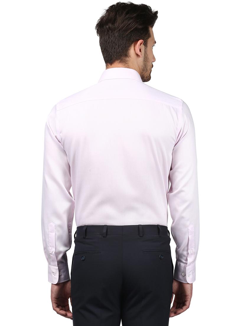 pink self design formal shirt - 17670452 - Zoom Image - 3