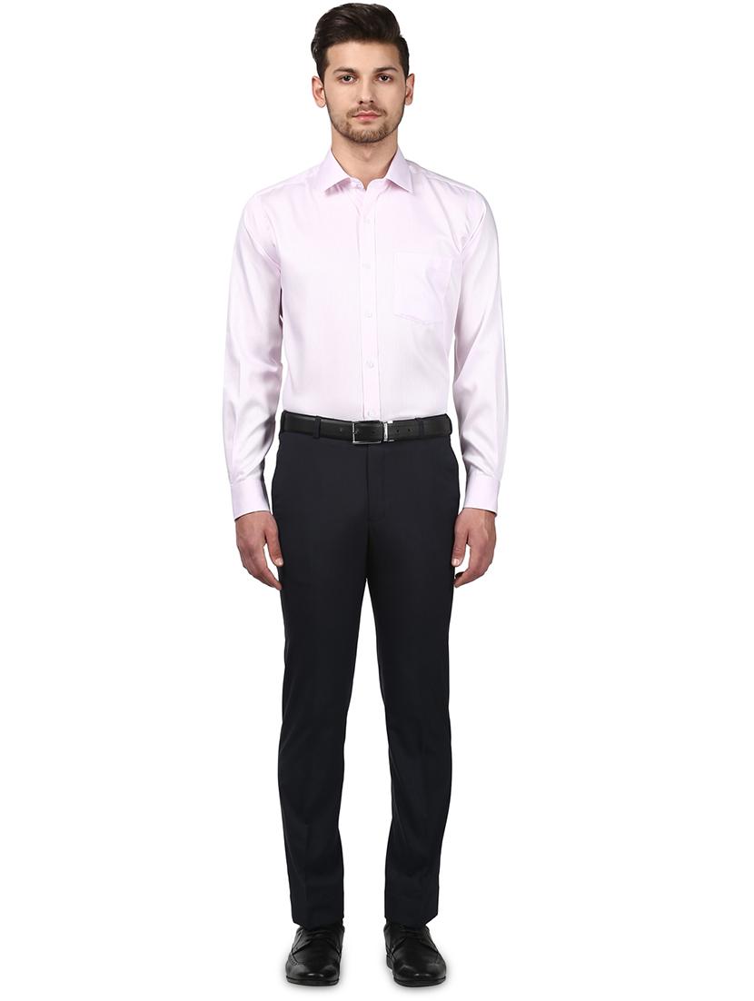 pink self design formal shirt - 17670452 - Zoom Image - 4