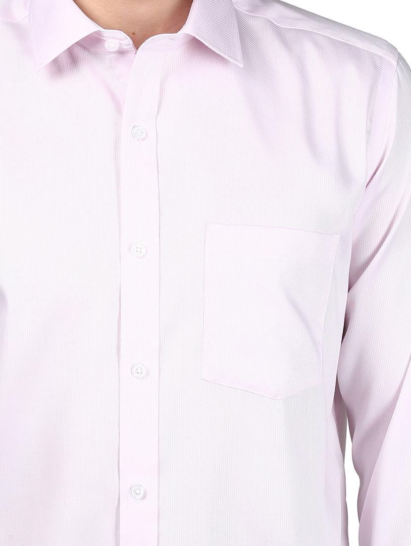 pink self design formal shirt - 17670452 - Zoom Image - 5