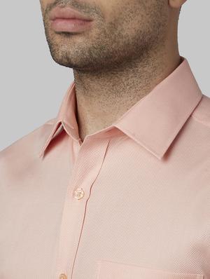 orange self design formal shirt - 17670465 - Standard Image - 5
