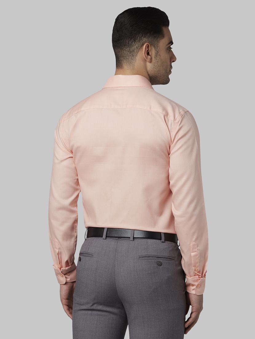 orange self design formal shirt - 17670465 - Zoom Image - 3