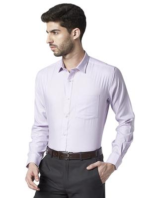 white printed formal shirt - 17670477 - Standard Image - 2