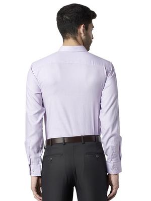 white printed formal shirt - 17670477 - Standard Image - 3