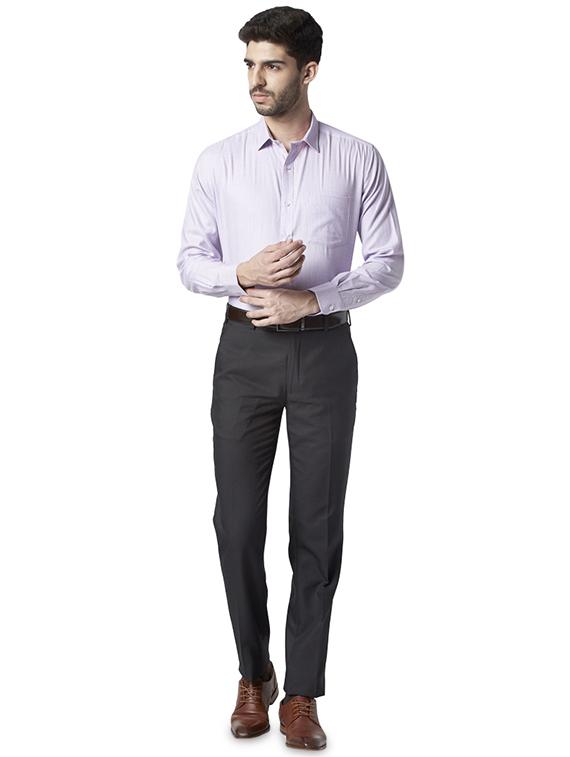white printed formal shirt - 17670477 - Zoom Image - 4