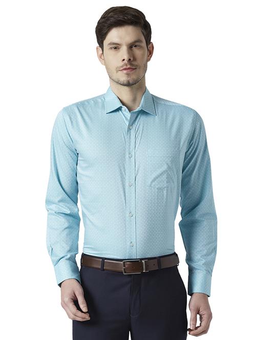 green checkered formal shirt - 17670479 - Standard Image - 1
