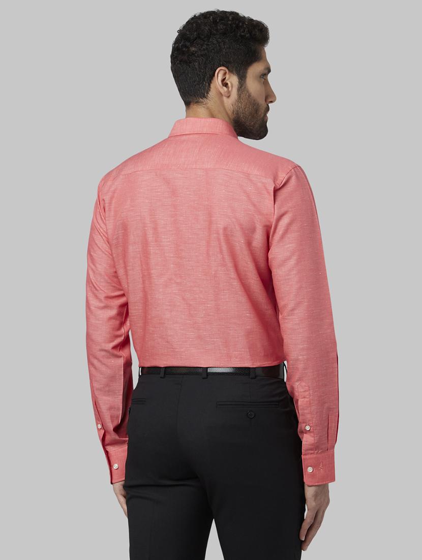 red solid formal shirt - 17670486 - Zoom Image - 3