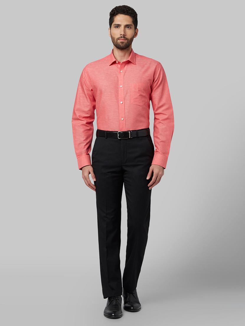 red solid formal shirt - 17670486 - Zoom Image - 4