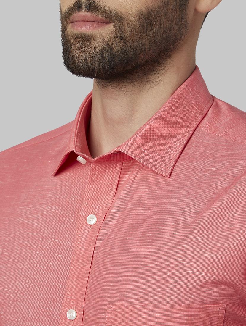red solid formal shirt - 17670486 - Zoom Image - 5