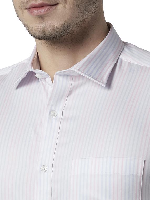 white striped formal shirt - 17670497 - Zoom Image - 5