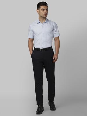 blue checkered formal shirt - 17670498 - Standard Image - 4